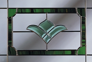 Decorative coloured glass